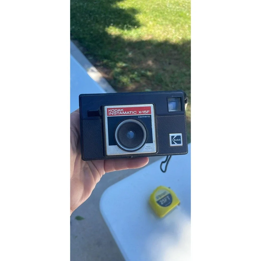 Vintage Kodak Instamatic X-15F 126 Film Camera Film And Instructions